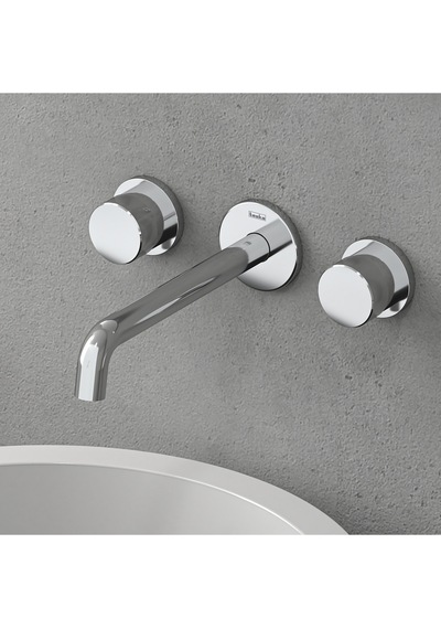 Teska E 5216 Tria Ankastre Lavabo Bataryası Krom