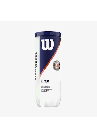 Wilson Roland Garros All Ct 3 Ball Sarı Tenis Topu Seti - Wrt126400