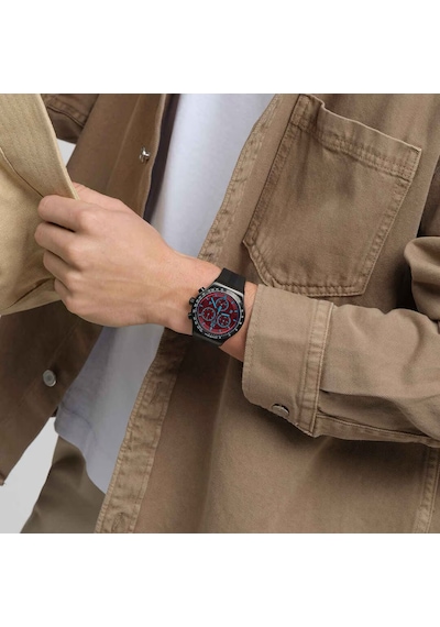 Swatch Yvb417 Crimson Mystique Erkek Kol Saati