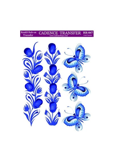 Cadence Renkli Rub-on Transfer 17x25 Cm. Rr-047
