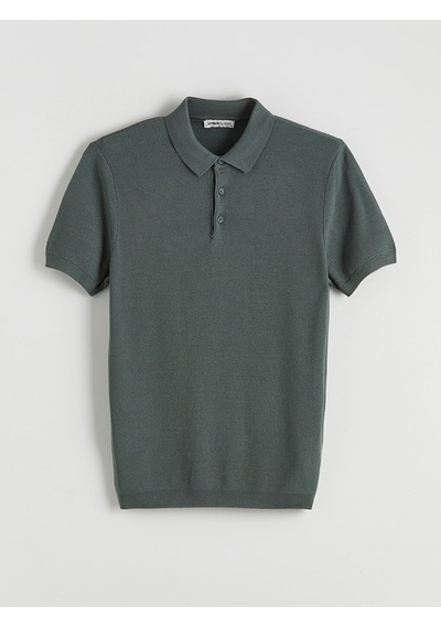Lcwaıkıkı Classic Yeşil Polo Yaka Erkek Triko Tişört