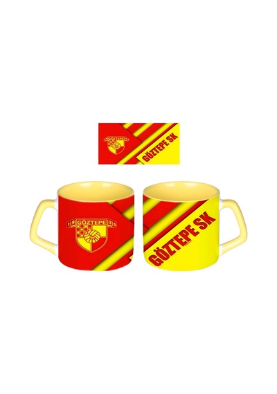 Göztepe Spor Kupa Bardak Tek Adet 0173 Çok Renkli