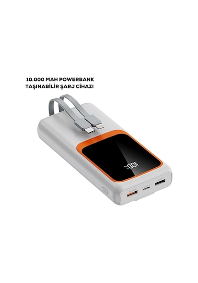 Drnds 10000 Mah Taşınabilir Şarj Cihazı Hızlı Şarj, Hafif Ve Dalı Tasarım