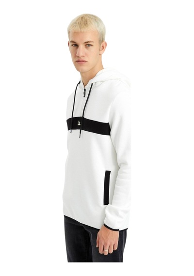 The Crow Erkek Sweatshırt Tc3905 Ekru