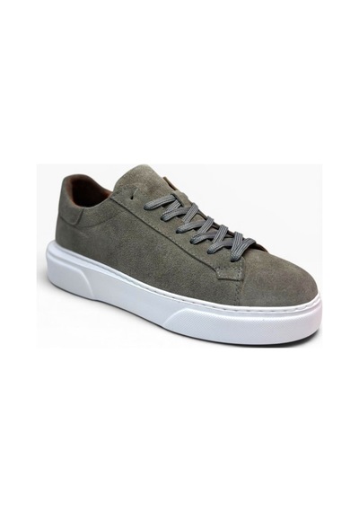 Brt Lf-050-26 Hakiki Süet Deri Anatomik Erkek Sneaker Gri
