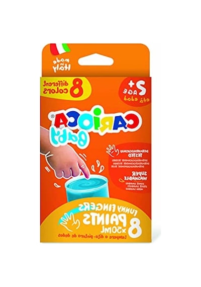 Süper Yıkanabilir 8 Renk Bebek Parmak Boyası - 2+ Yaş 12