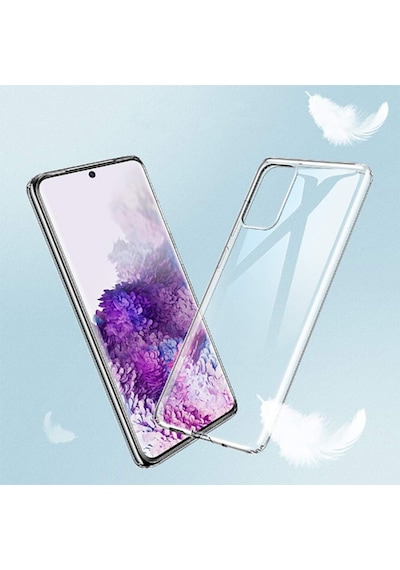Galaxy S20 Ince Esnek Şeffaf Süper Silikon Kılıf