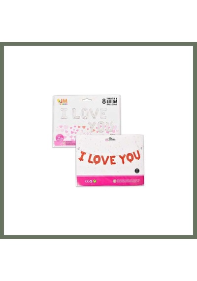 Bezos Svn-105 Balon I Love You 1 Adet Bezos1 Çok Renkli