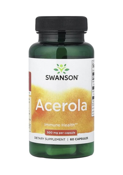Swanson Vitamins, Acerola, 500 Mg, 60 Capsules