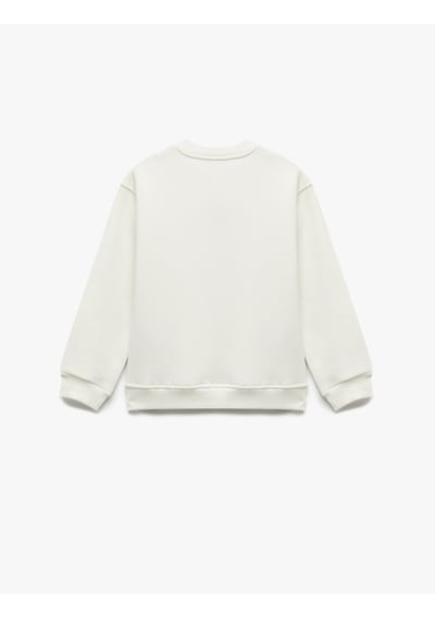 Koton Geyik Nakış Detaylı Uzun Kollu Bisiklet Yaka Şardonlu Sweatshirt Ekru 6wkg10376ak Ekru Koton Geyik Nakış Detaylı Uzun Kollu Bisiklet Yaka Şardonlu Sweatshirt Ekru 6wkg10376ak Ekru