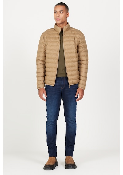 AC&Co / Altınyıldız Classics Erkek Vızon Standart Fit Normal Kesim Dik Yaka Mont VIZON