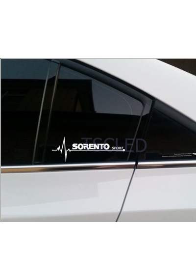 Kia Sorento Nabız Kalp Atışı Sticker 2 Adet Sağ Sol