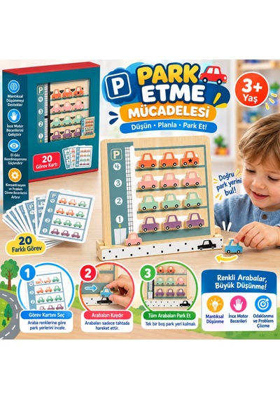 Park Etme Mücadelesi Aktivite Oyunu Mavi