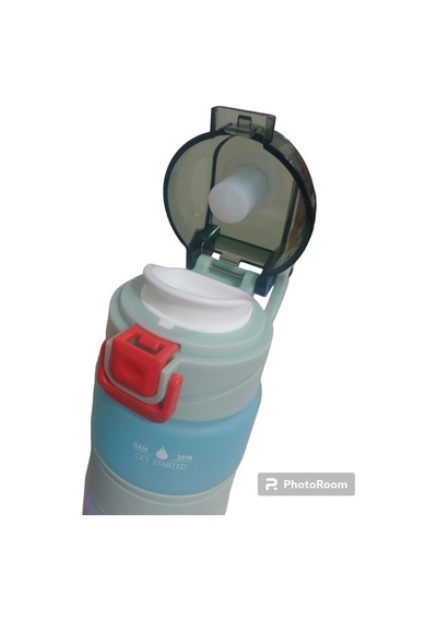 Taros Color Rainbow Matara 600 Ml Siyah Kapaklı