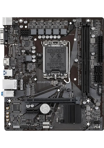 Gigabyte H610m H V2 D5 1700p Vga Hdmi Usb3.2
