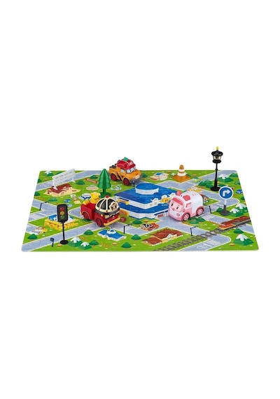 Polı Zr-913 Robocar Poli Gogo City Seri Ambar,roy,mark Oyun Seti Standart