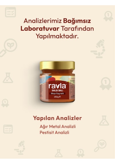 Ravla Salgı Balı Meşe Kaynaklı - 250g