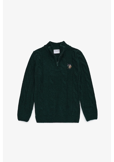 U.S. Polo Assn. U.s. Polo Assn. Erkek Çocuk Koyu Yeşil Kazak /triko 50293063-vr079 Koyu Yesıl