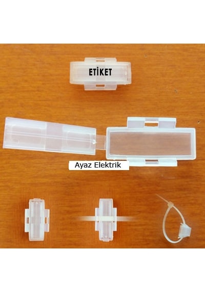 Marketcik Kablo Bağı Etiketi 10X35 Mm 100 Adet
