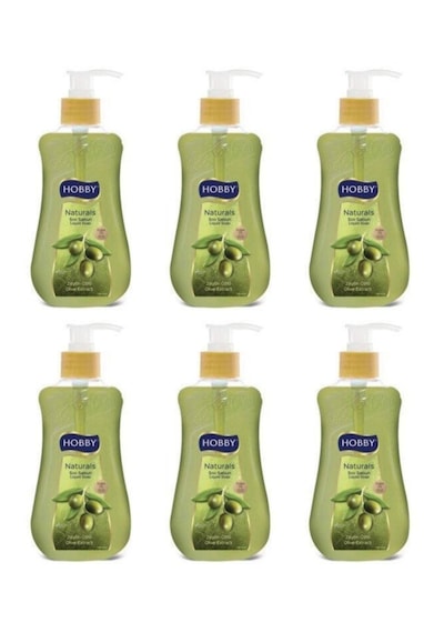 Hobby Naturals Zeytinyağlı Sıvı Sabun 6 x 400 ML