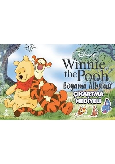 Disney Winnie The Pooh Boyama Albümü - Çıkartma Hediyeli- Doğan Çocuk