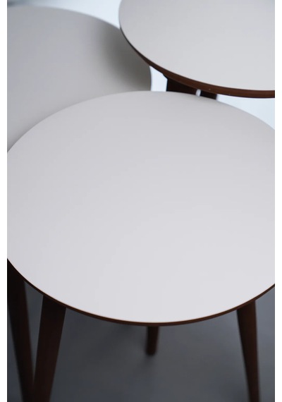 Eg Home Madrid 3'lü Zigon Sehpa %100 Mdf Beyaz