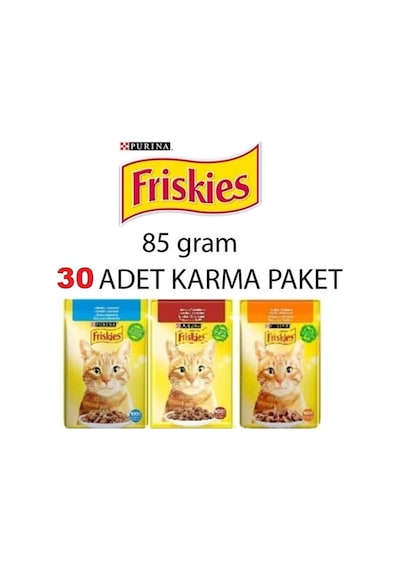 Friskies Kedi Konserve Maması Karma Paket 85 G x  30 Adet