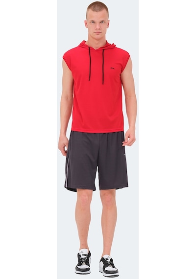 Slazenger RAG Erkek Kolsuz Kırmızı Tişört
