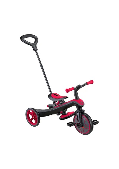 Globber Explorer 4in1 Trike Bisiklet - Kırmızı 634-102 Çok Renkli