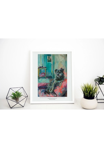 Paw-pow No:20 Art Print
