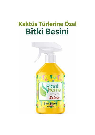 Kaktüs ve Sukulent Bitki Besini Sprey Kök ve Gelişim Desteği 500 ml