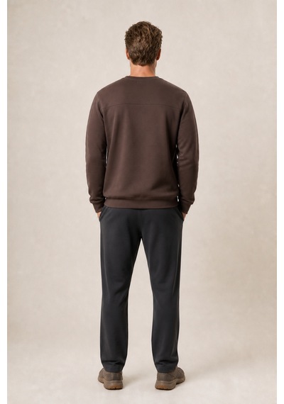 Redline Benko Regular Fit Kışlık Sweatshirt Yeni Sezon Kahve