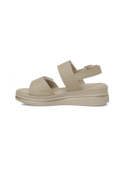 Polaris 325623.z 5fx Bej Kadın Dolgu Topuk Sandalet 000000000102005963 Bej