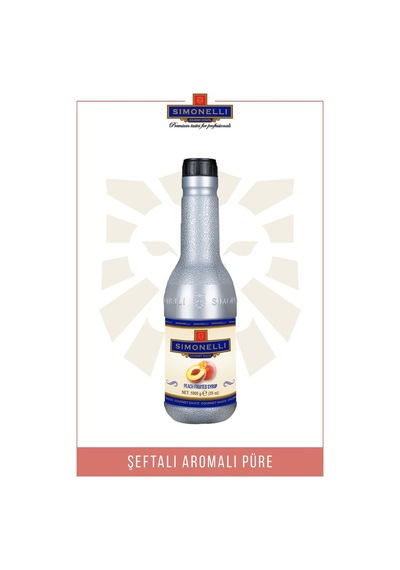 Simonelli Şeftali Püresi 1 KG