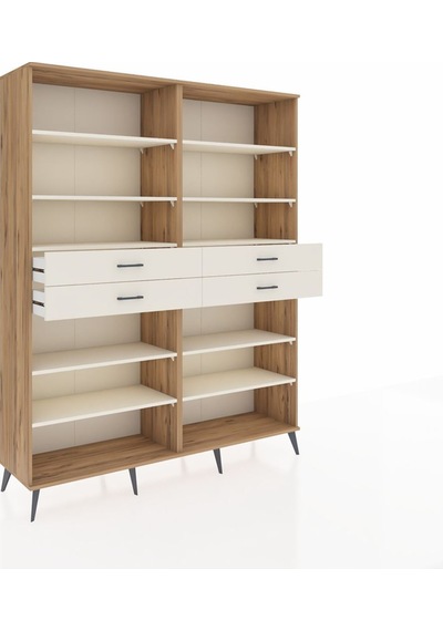 Hyperion Gardrop 10 Raflı 4 Çekmeceli 176x44x221 Çam-aytaşı Aytaşı Hyperion Gardrop 10 Raflı 4 Çekmeceli 176x44x221 Çam-aytaşı Aytaşı