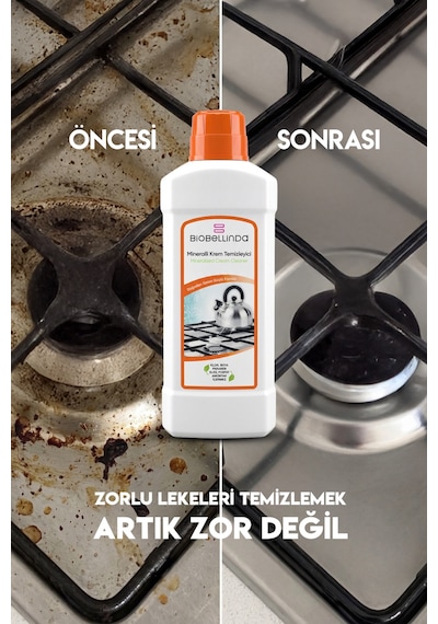 Mineralli Krem Temizleyici 4 Adet 700ml 1050gr 4'lü Set Diğer