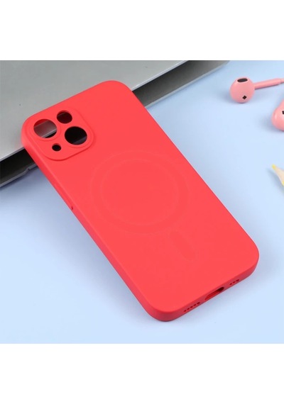 Ally İphone 14 6.1inç Liquid Silica Magsafe Uyumlu Silikon Kılıf- 5775 Mavi
