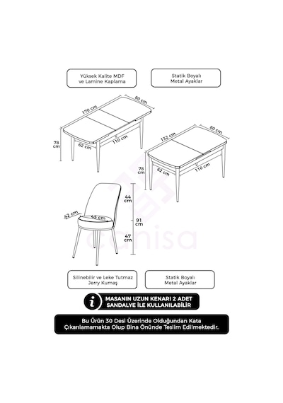Canisa Concept Zen Serisi 80x132 Mdf Açılabilir Beyaz Mutfak Masası Takımı Ve 6 Gül Kurusu Sandalye Beyaz&gülkurusu Takım Canisa Concept Zen Serisi 80x132 Mdf Açılabilir Beyaz Mutfak Masası Takımı Ve 6 Gül Kurusu Sandalye Beyaz&gülkurusu Takım