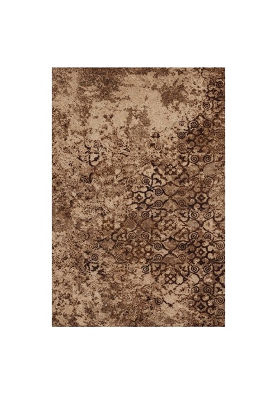 Kartela Halı Vera Halı Kaymaz Taban Makinede Yıkanabilir Halı Kahverengi - 180 X 270 Cm