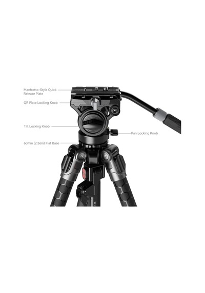 Smallrig 5305 X Potato Jet Trıbex Se Hidrolik Tripod