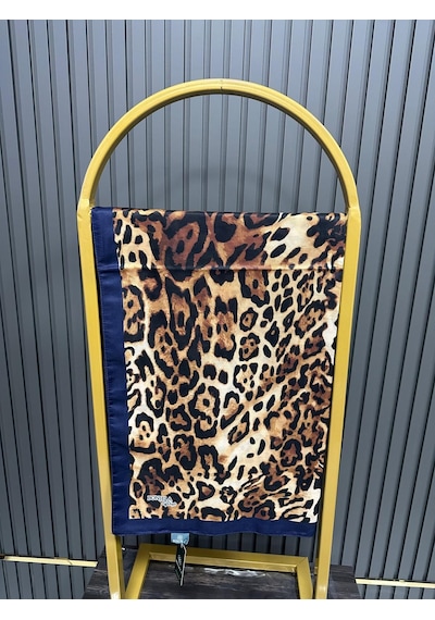 Bonjela Soft Pamuklu Şal Leopar Desen Lbs1002-33728 Çok Renkli