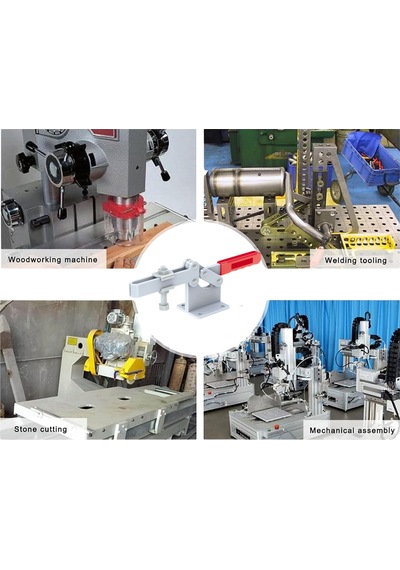 Goodhand Gh-204-gblh Yatay Geçişli Mafsallı Kelepçe Düz Taban 6