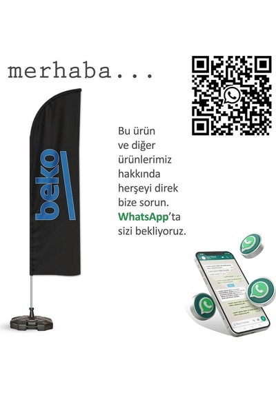 Beko Yelken Bayrak Siyah