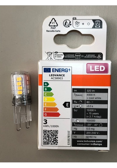 Osram 10 Adet G9 Led Lamba 220v 2,6w 30w 320 Lümen 4000 Kelvin