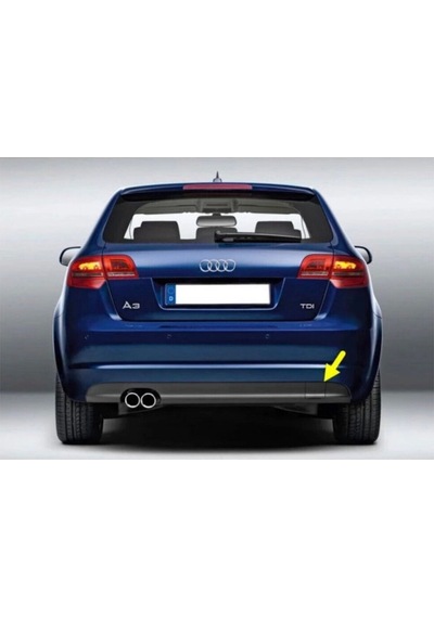 Audi A3 2009-2013 Uyumlu Arka Tampon Çeki Demiri Kapağı