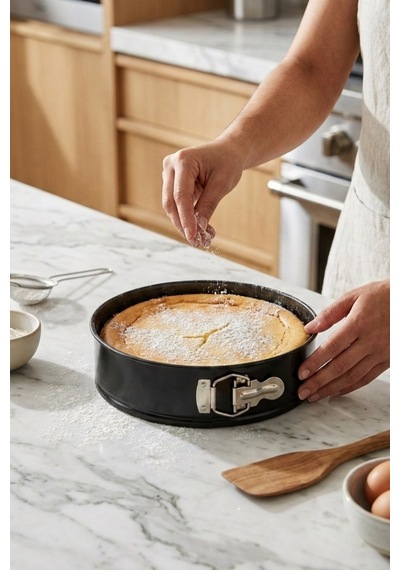 Cooker 24 Cm Kelepçeli Kek Kalıbı Ckr3564 Siyah