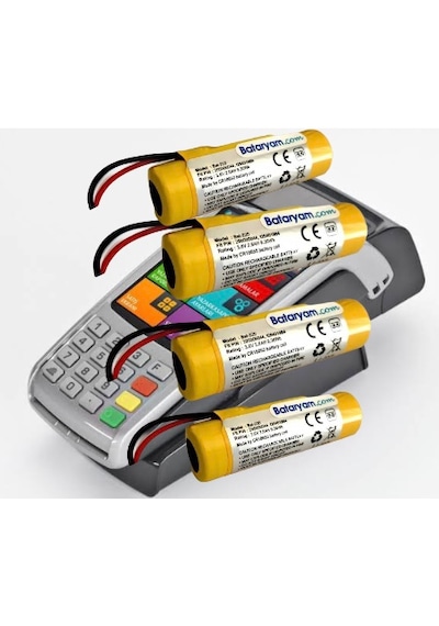 4 X Ingenico Iwe 280 Iwe280 Iwe281 Yazar Kasa Pos Bataryası Pili