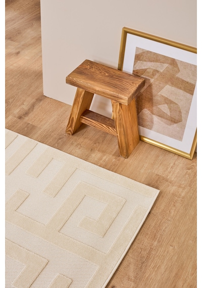 Kaşmir Halı Iskandinav Roar White 80X150 CM Salon Mutfak Halısı Yolluk Salon Mutfak Halısı Yolluk Kilim