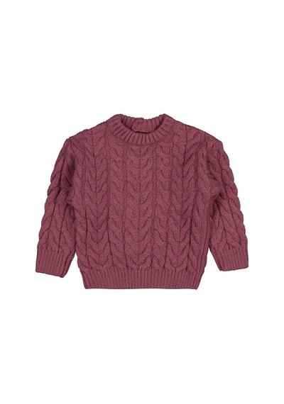 Civil Baby Basic Triko 6-18 Ay Kazak - Kırmızı Vişne