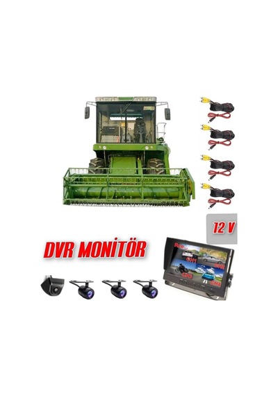 Okul Servis Kamera Sistemi 7 Inç Kayıt Yapabilen Ekran